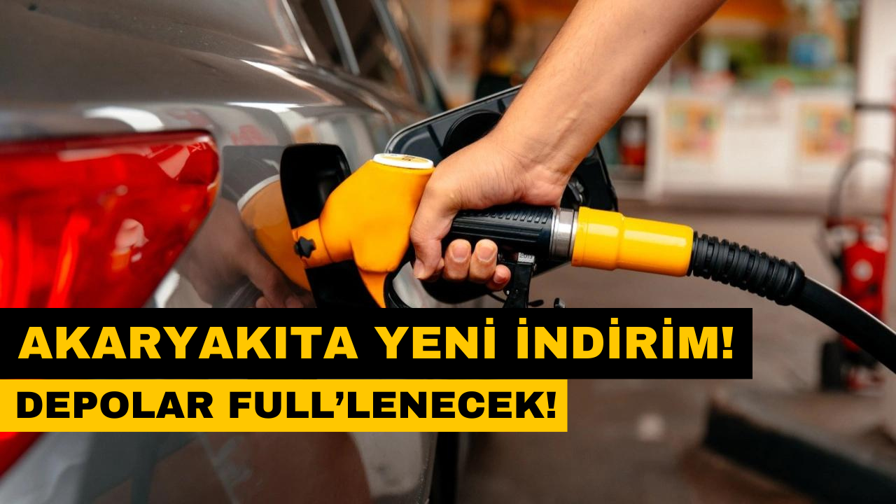 Akaryakıtta Bir İndirim Daha! Fiyatlar Pompaya Yansıdı!