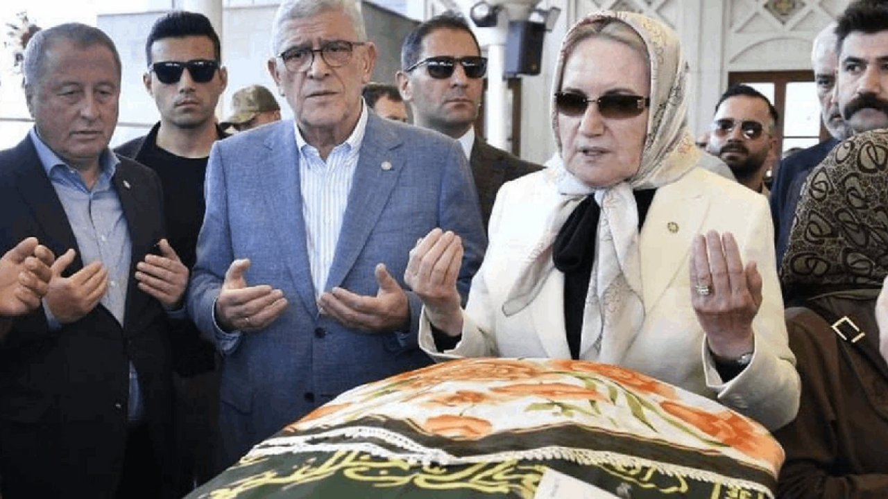 Akşener, Dervişoğlu'nun Seçilmesinden Sonra Bir Cenazede Görüntülendi