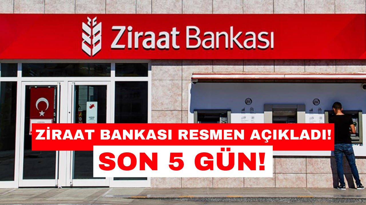 Ziraat Bankası’ndan 5 Gün İçinde 2 Bin TL Para İadesi! Başvuranlar Anında Alacak!