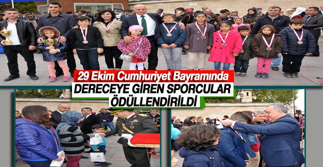 Dereceye Giren Sporcular Ödüllendirildi