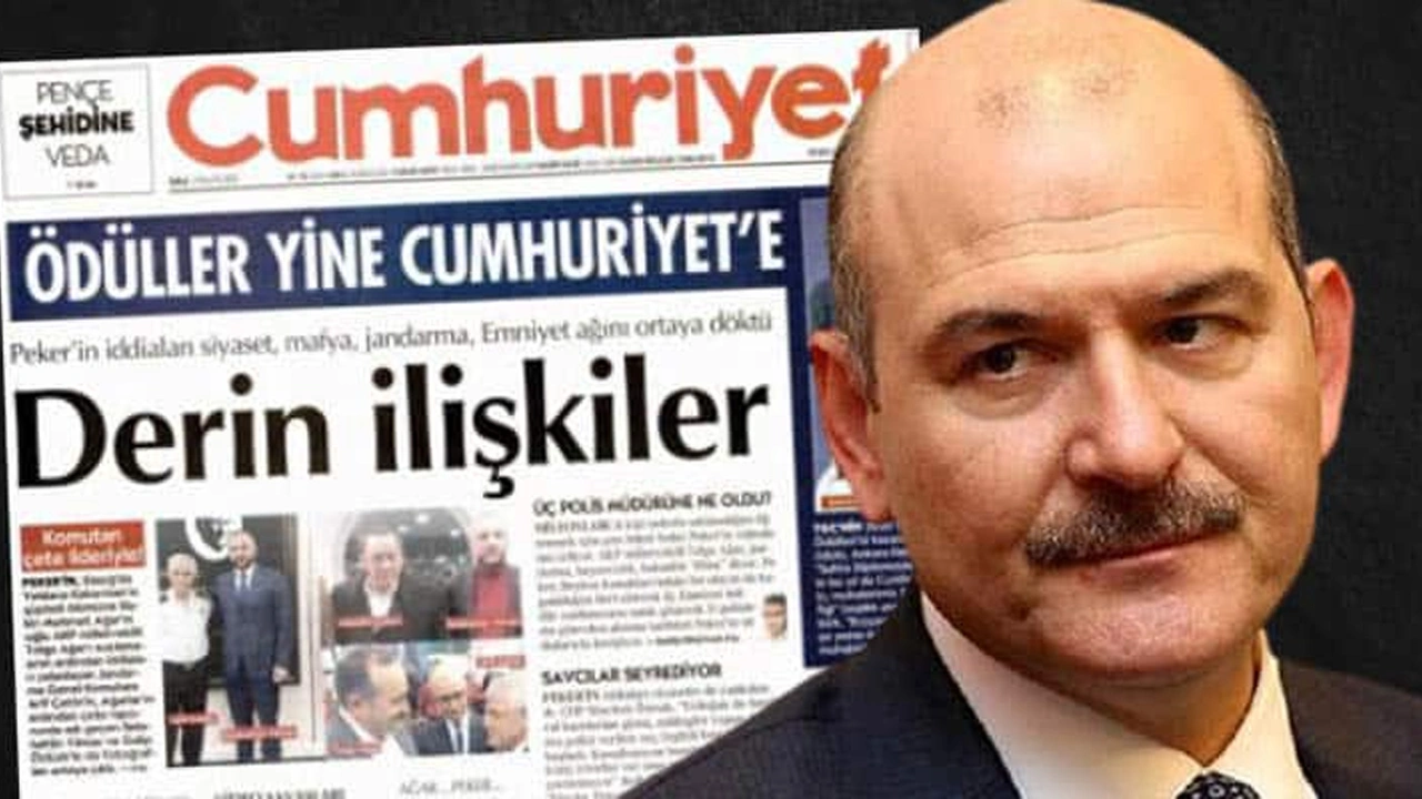 Süleyman Soylu, Cumhuriyet Gazetesi'ne Sert Tepki