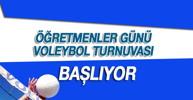 Karaman’da Öğretmenler Günü Voleybol Turnuvası Yapılacak