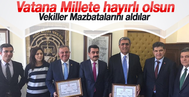 Karaman’da Konuk Ve Şeker Mazbatalarını Aldı