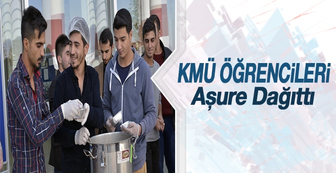 Kmü Öğrencilerinden Aşure İkramı