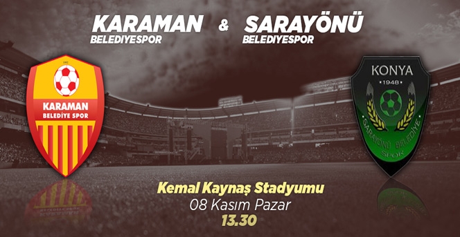 Karaman Belediyespor Sarayönü’nü Ağırlıyor