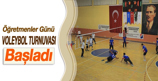 Öğretmenler Günü Voleybol Turnuvası Başladı