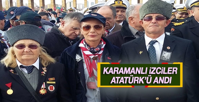 Karamanlı İzciler Atatürk’ü Andı