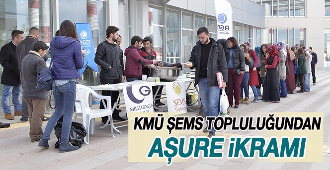 Kmü Şems Topluluğundan Aşure İkramı