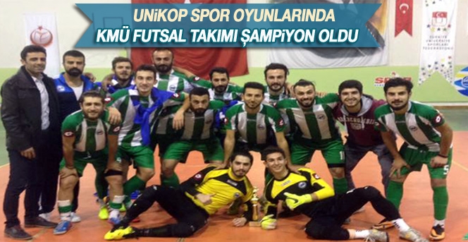 Kmü Futsal Takımı Şampiyon Oldu