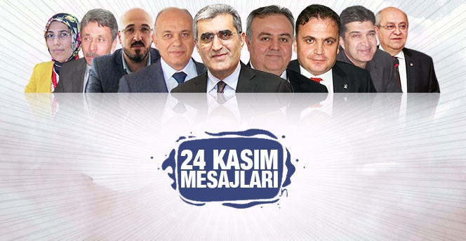 Karaman'lı yöneticilerden 24 Kasım mesajı