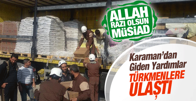 Yardımlar Türkmenlere Ulaştı