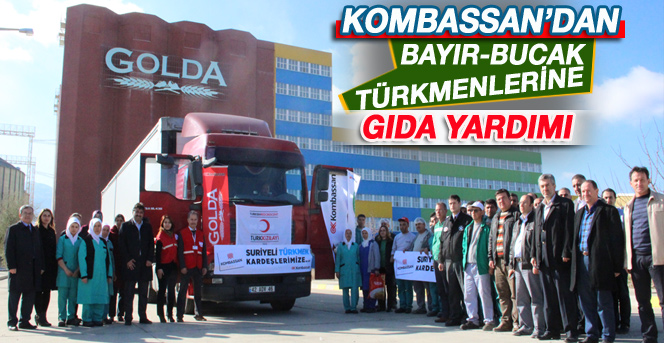 Kombassan’dan Bayır-Bucak Türkmenlerine Gıda Yardımı