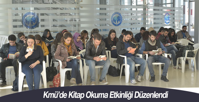 Kmü’de Kitap Okuma Etkinliği Düzenlendi