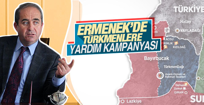 Ermenek’de Türkmenlere Yardım Kampanyası