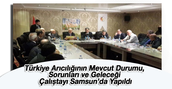Türkiye Arıcılığının Mevcut Durumu Çalıştayı Samsun’da Yapıldı