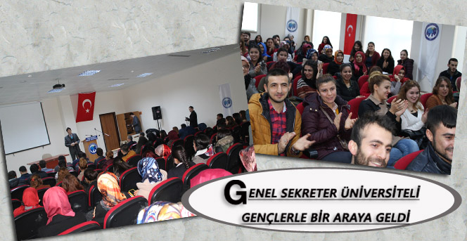 Genel Sekreter Üniversiteli Gençlerle Bir Araya Geldi
