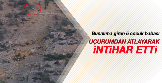 Kamyonetle Uçurumdan Atlayarak İntihar Etti