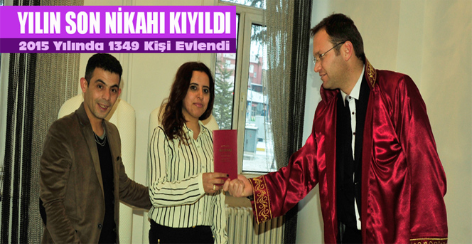 Yılın Son Nikahı Kıyıldı