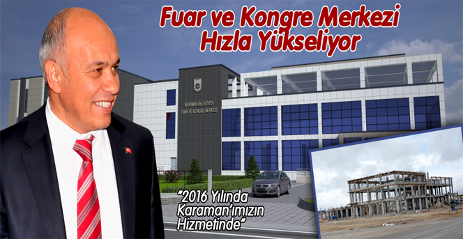 Fuar Ve Kongre Merkezi Hızla Yükseliyor