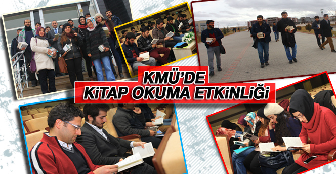 Kmü’de Kitap Okuma Etkinliği