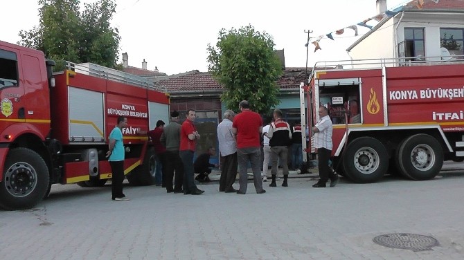 Kulu’da İş Yerinin Çatısında Yangın