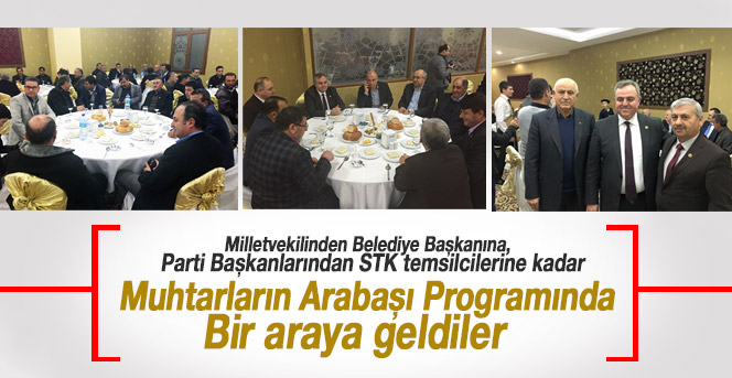 Muhtarlar Derneğinden Arabaşı Programı