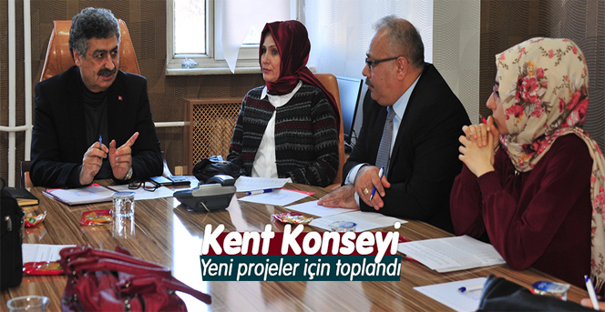 Kent Konseyi Yeni Projeler İçin Toplandı