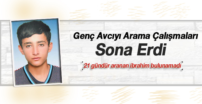 Genç Avcıyı Arama Çalışmaları Sona Erdi