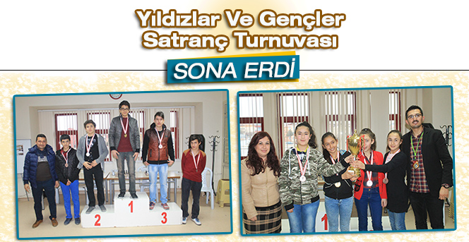 Yıldızlar Ve Gençler Satranç Turnuvası Sona Erdi