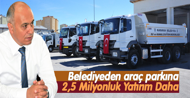 Belediyeden Araç Parkına 2,5 Milyonluk Yatırım Daha