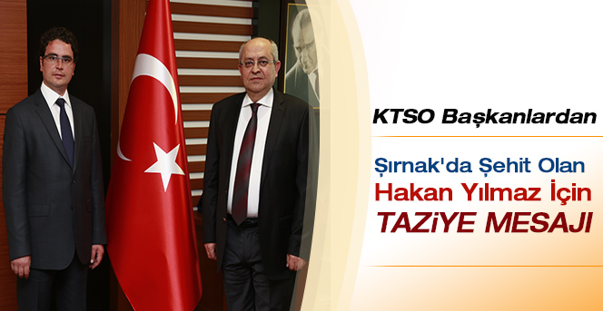 KTSO Başkanları Taziye Mesajı Yayınladı