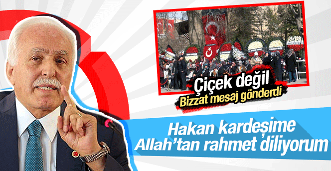 Mustafa Kamalak’tan Hakan Yılmaz mesajı