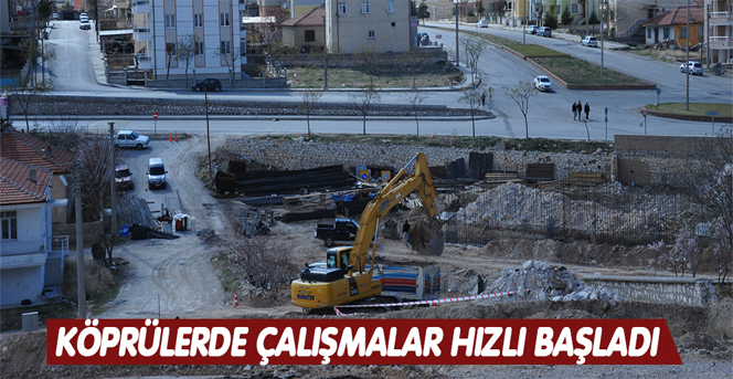 Köprülerde Çalışmalar Hızlı Başladı