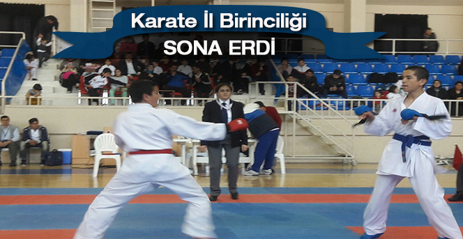 Karaman’da Karate İl Birinciliği Sona Erdi