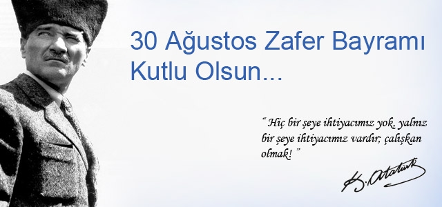 30 Ağustos Zafer Bayramı Mesajları