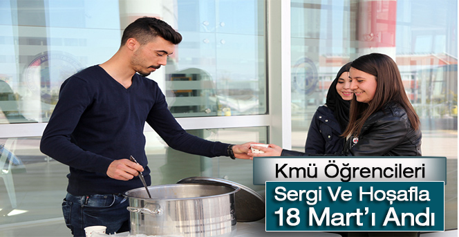 Kmü Öğrencileri Sergi Ve Hoşafla 18 Mart’ı Andı