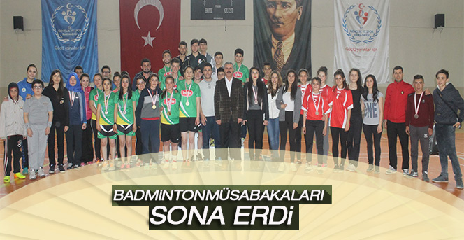 19 Yaş Altı Ferdi Badminton Müsabakaları Sona Erdi