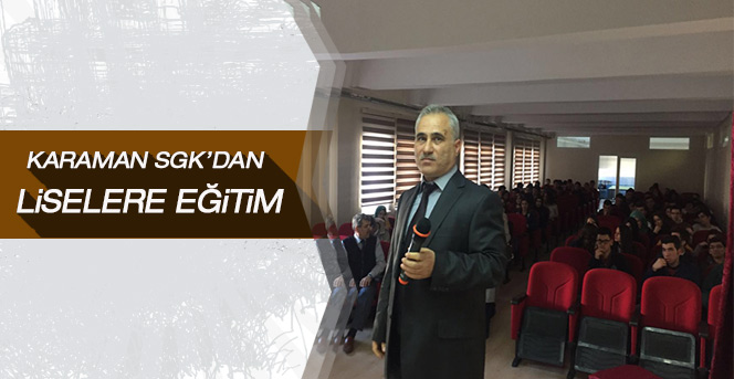 SGK'dan Liselere Eğitim