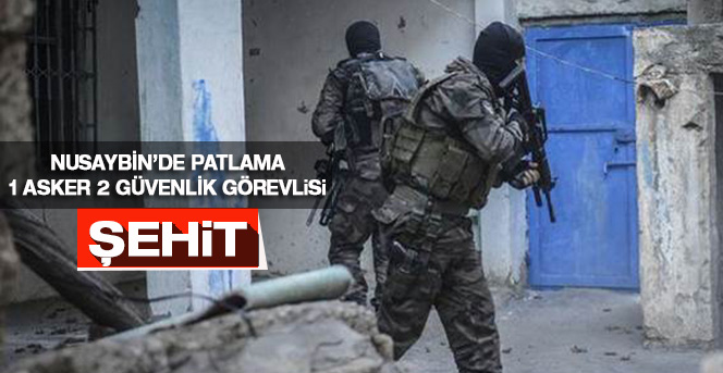 Nusaybin’de patlama: 3 şehit