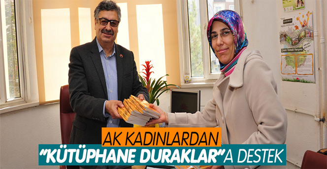 Ak Kadınlardan “Kütüphane Duraklar”A Destek