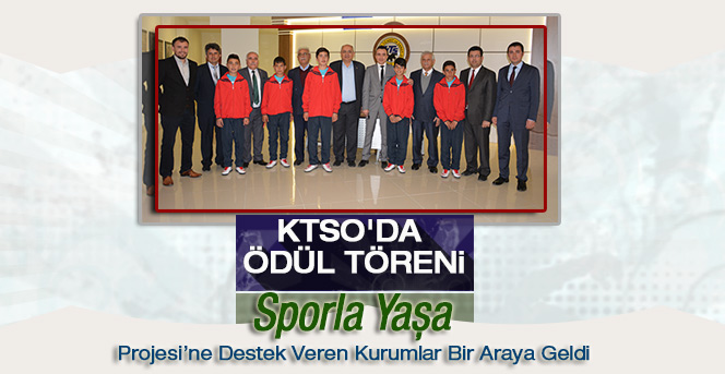 Ktso'da “Sporla Yaşa Projesi”  Ödül Töreni Gerçekleştirildi