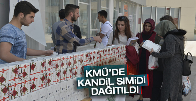 Kmü’de Kandil Simidi Dağıtıldı