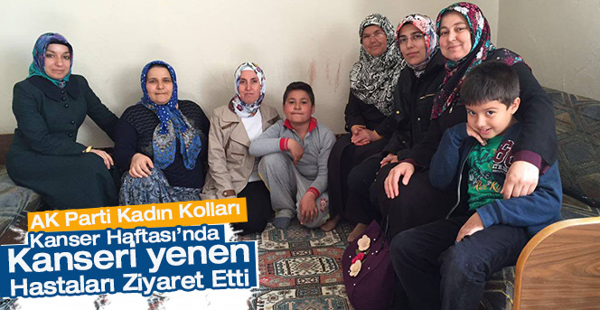 AK Parti Kadın Kolları Kanser Haftası'ndaHastaları Ziyaret Etti.