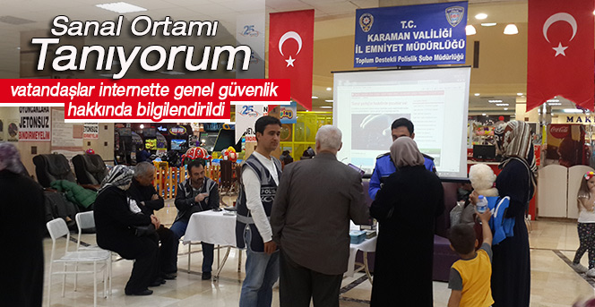 "Sanal Ortamı Tanıyorum Projesi" Stantlarına Vatandaşdan Yoğun İlgi