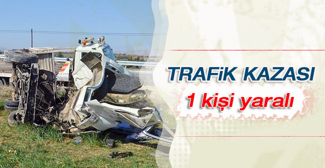 Karaman’da Trafik Kazası: 1 Yaralı