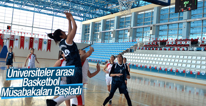 KMÜ'de Üniversiteler Arası Basketbol Müsabakaları Başladı