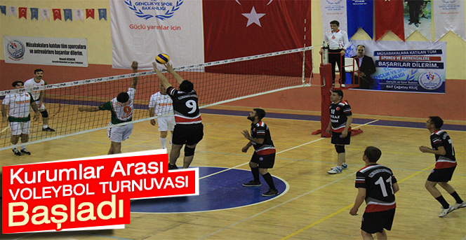 Kurumlar Arası Voleybol Turnuvası Başladı