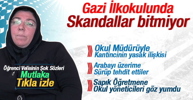 Gazi İlkokulunda yine skandal