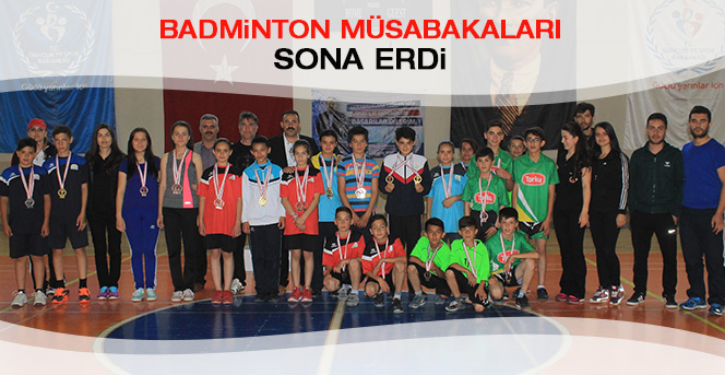 15 Yaş Altı Ferdi Badminton Müsabakaları Sona Erdi