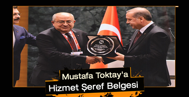 Ktso Başkanı Mustafa Toktay Hizmet Şeref Belgesi Ve Plaket Verildi